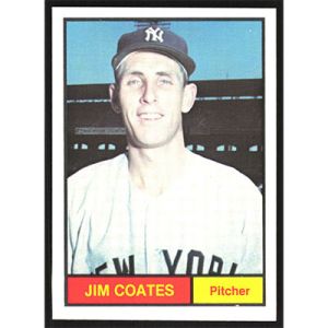 1982 Galasso Yankees '61 Color #23 Jim Coates