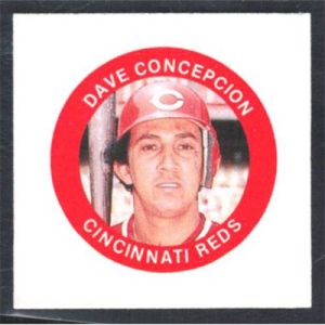 1985 Fun Foods Proofs #NNO Dave Concepcion