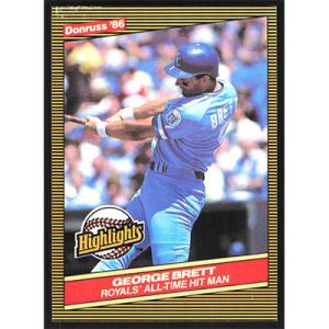 1986 Donruss Highlights #3 George Brett