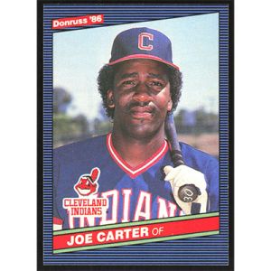 1986 Donruss #224 Joe Carter
