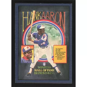 1986 Donruss #602 Hank Aaron Puzzle Guide