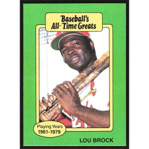 1987 Hygrade All-Time Greats #NNO Lou Brock