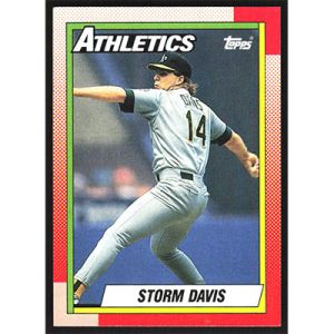 1990 Topps #606 Storm Davis