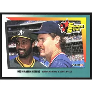 1992 Fleer #707 H. Baines/W. Boggs Super Star Specials