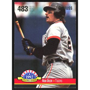 1993 Donruss Long Ball Leaders #LL-1 Rob Deer