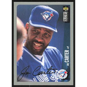 1996 Collector's Choice Silver Signature #350 Joe Carter
