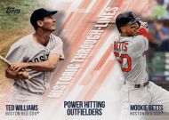 2019 Topps Historic Through-Lines #HTL-3 T. Williams/M. Betts