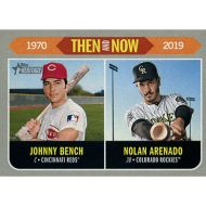 2019 Topps Heritage Then and Now #TN-6 J. Bench/N. Arenado