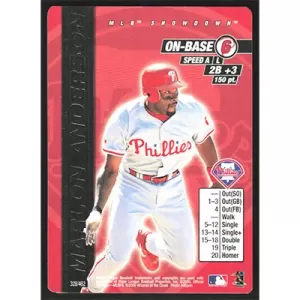 2000 MLB Showdown Unlimited #328 Marlon Anderson