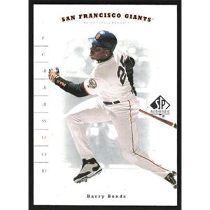 2001 SP Authentic #66 Barry Bonds