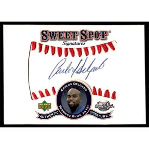 2001 Sweet Spot Signatures #S-CD Carlos Delgado Autographed