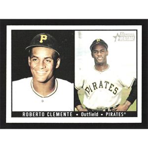 2003 Bowman Heritage #180 Roberto Clemente Dual Image