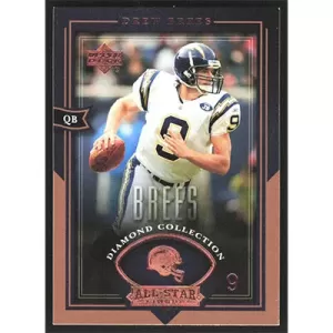 2004 UD Diamond All-Star #8 Drew Brees