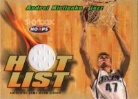2004-05 SkyBox Hoops Hot List Jerseys #HL/AK Andrei Kirilenko Jersey Relic Basketball Card