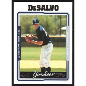 2005 Topps #307 Matt DeSalvo First Year