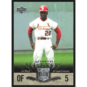 2005 UD All-Star Classics #91 Lou Brock Legendary All-Stars