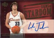 2004-05 Upper Deck Trilogy Signs of Stardom #SI-LU Luke Jackson Autograph Basketball Card 
