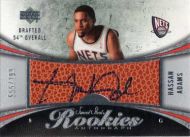 2006-07 Sweet Shot #100 Hassan Adams Autographed Basketball Leather 