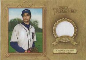 2007 Topps Turkey Red Relics #TRRAM Andrew Miller Jersey 