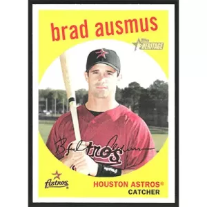 2008 Topps Heritage #163 Brad Ausmus