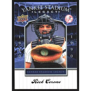 2008 Upper Deck Yankee Stadium Legacy Collection Box Set #61 Rick Cerone