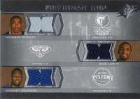 2007-08 SPx Freshman Trip #F3-SLC M. Conley/A. Law IV/R. Stuckey Triple Jersey Relics Basketball Card