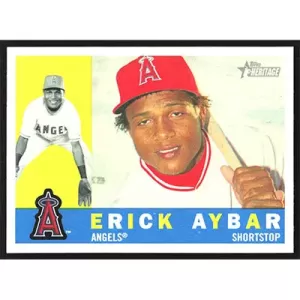 2009 Topps Heritage #90 Erick Aybar