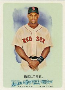 2010 Topps Allen & Ginter #308 Adrian Beltre SP 