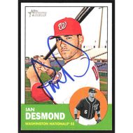 2012 Topps Heritage #149 Ian Desmond Autographed
