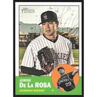 2012 Topps Heritage #332 Jorge De La Rosa