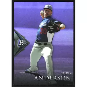2014 Bowman Platinum Chrome Prospects Purple Refractors #BPCP84 Chris Anderson
