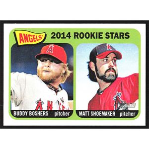 2014 Topps Heritage #194 B. Boshers /M. Shoemaker Rookie Stars
