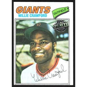 2015 Topps Heritage 1977 Original #642 Willie Crawford