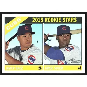 2015 Topps Heritage Chrome Retail Foil #139 J. Baez/J. Soler