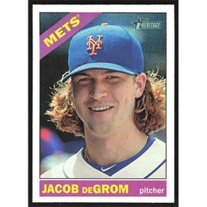 2015 Topps Heritage Chrome Retail Foil #THC-429 Jacob deGrom