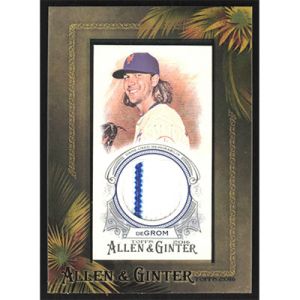 2016 Topps Allen & Ginter Framed Mini Relics #AGR-JDG Jacob deGrom Jersey w/ Pinstripe