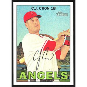 2016 Topps Heritage #58 C.J. Cron