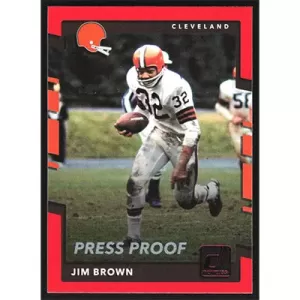 2017 Donruss Press Proof Red #203 Jim Brown