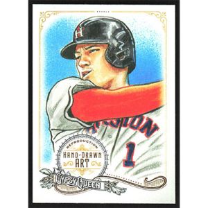 2017 Topps Gypsy Queen Portrait Hand Drawn Art Reproduction #GQAR-CC2 Carlos Correa