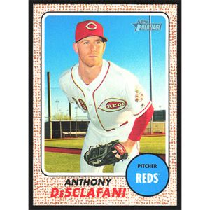 2017 Topps Heritage Blue Borders #35 Anthony DeSclafani