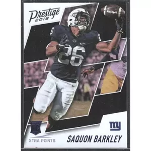 2018 Prestige Xtra Points Blue #261 Saquon Barkley