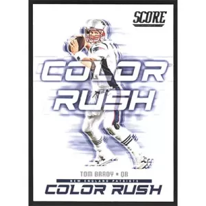 2018 Score Color Rush #1 Tom Brady