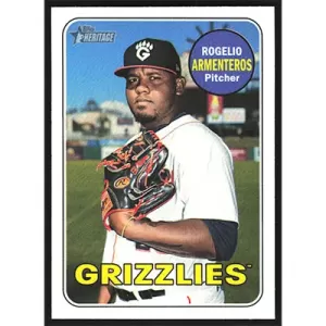 2018 Topps Heritage Minors #117 Rogelio Armenteros