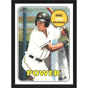 2018 Topps Heritage Minors #20 Oneil Cruz