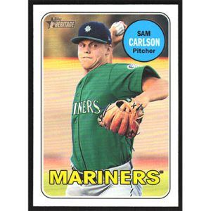 2018 Topps Heritage Minors #23 Sam Carlson