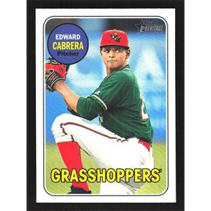 2018 Topps Heritage Minors #33 Edward Cabrera