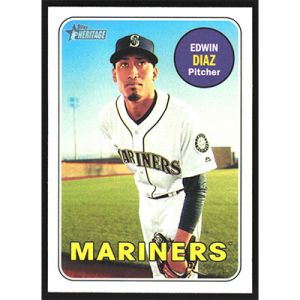 2018 Topps Heritage #102 Edwin Diaz