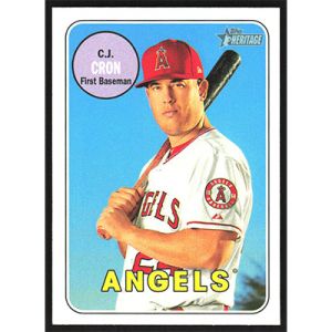 2018 Topps Heritage #245 C.J. Cron