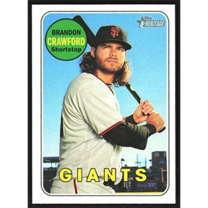 2018 Topps Heritage #51 Brandon Crawford