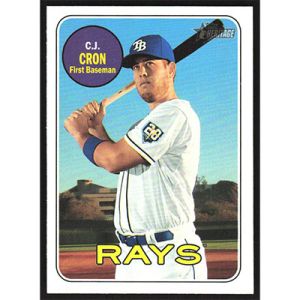 2018 Topps Heritage #610 C.J. Cron